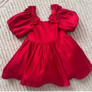 Janie & Jack red Christmas dress
